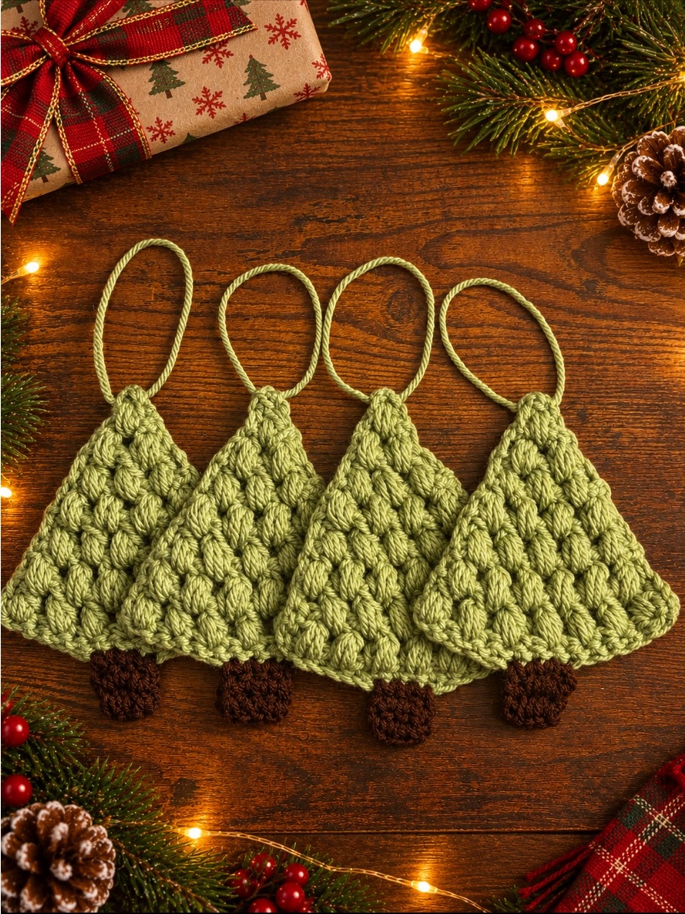 Crochet Tree Ornaments
